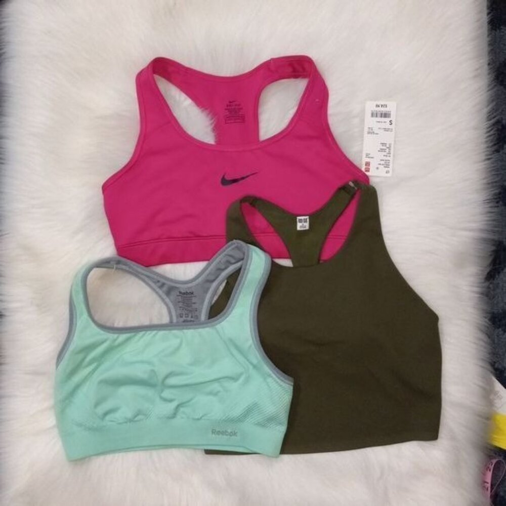 Nike / Uni Qlo Sports Bra Bundle Size S - Picture 2 of 11